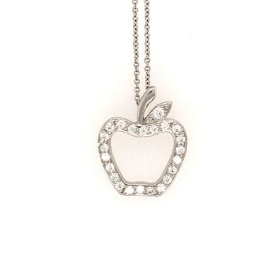 Tiffany Apple Diamond Pendant