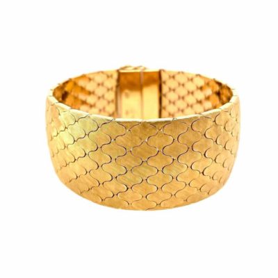 Italian Florentine Gold Bracelet