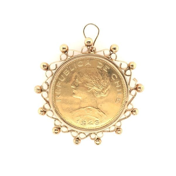 Chile Coin Pendant
