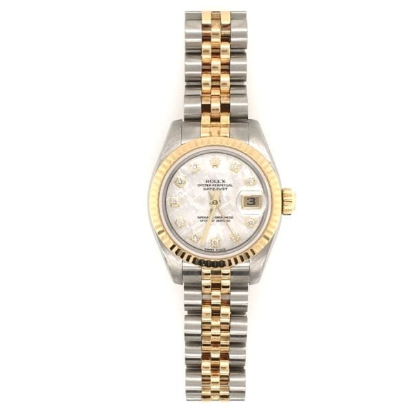 Rolex Ladies Gold Diamond Watch