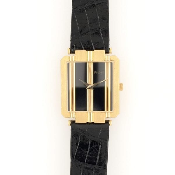Piaget Black and Gold Watch