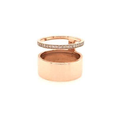 Modern Rose Gold Ring