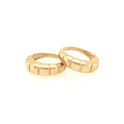 Pair Gold Banded Rings
