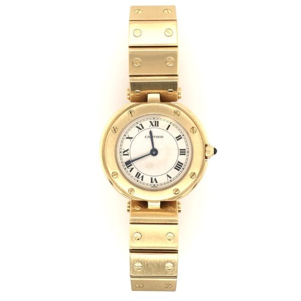 Cartier Santos Ronde Gold Watch