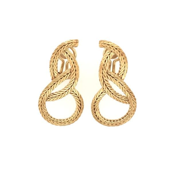 Buccellati Braided Gold Earrings