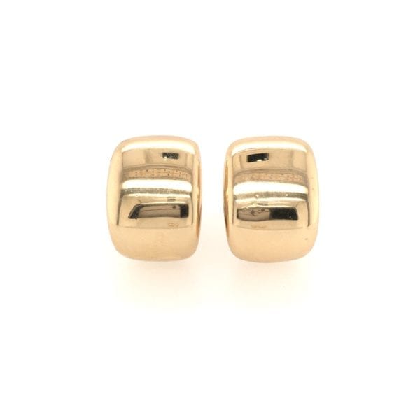 Cartier Gold Half Hoop Earrings