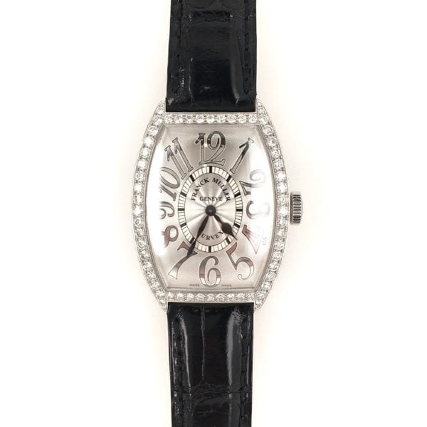 Franck Muller Stainless Steel Diamond Watch