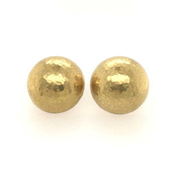 Tiffany Picasso Hammered Dome Earrings