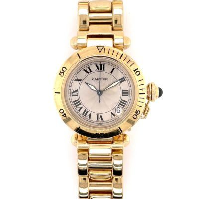 Cartier Pasha Gold Watch