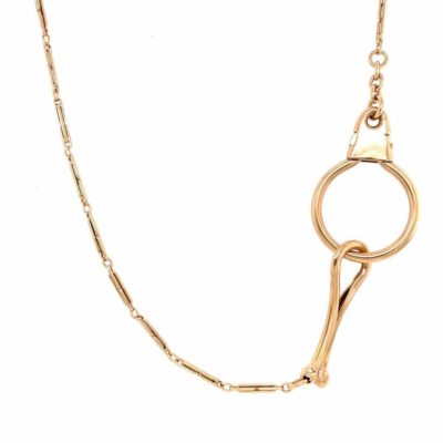 Antique Gold Watch Chain Necklace