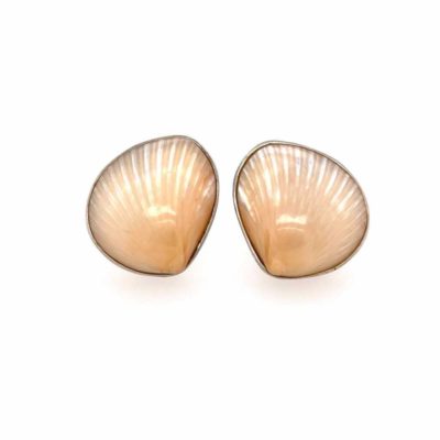 1960s Marguerite Stix Shell Earrings