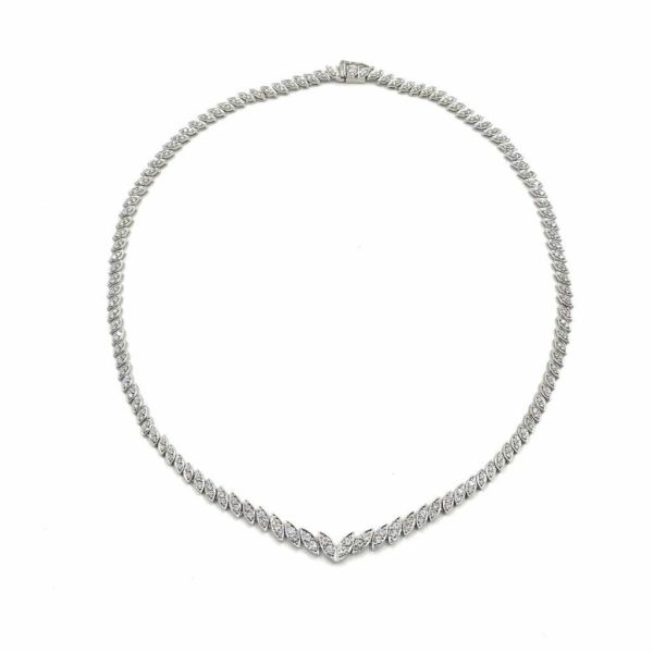White Gold Diamond 2.50 Necklace