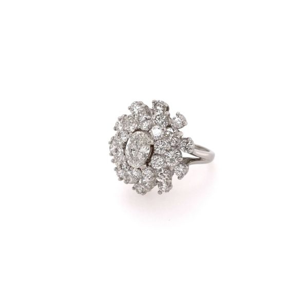 Tiffany Diamond Cluster Ring