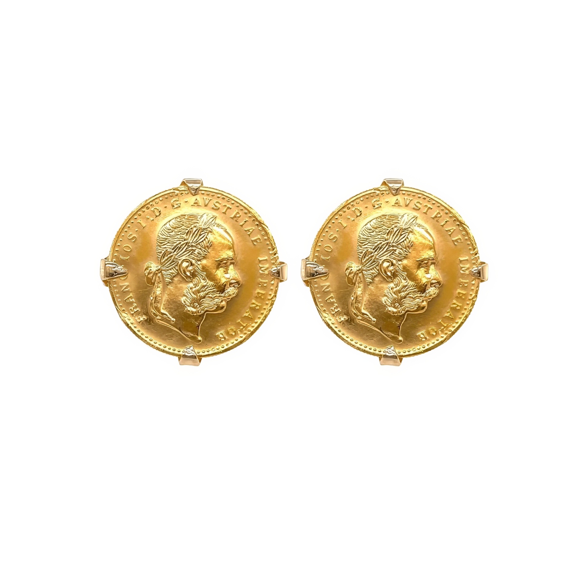 Antique Austrian Gold Coin Cufflinks | $1,250 CDB Jewelry