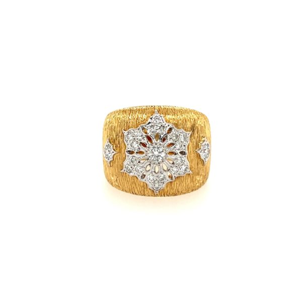 Florentine Gold Diamond Ring