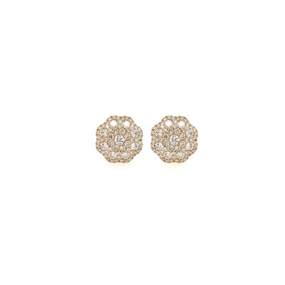Fleurette Gold Diamond Earrings