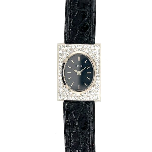 Piaget White Gold Pave Diamond Watch