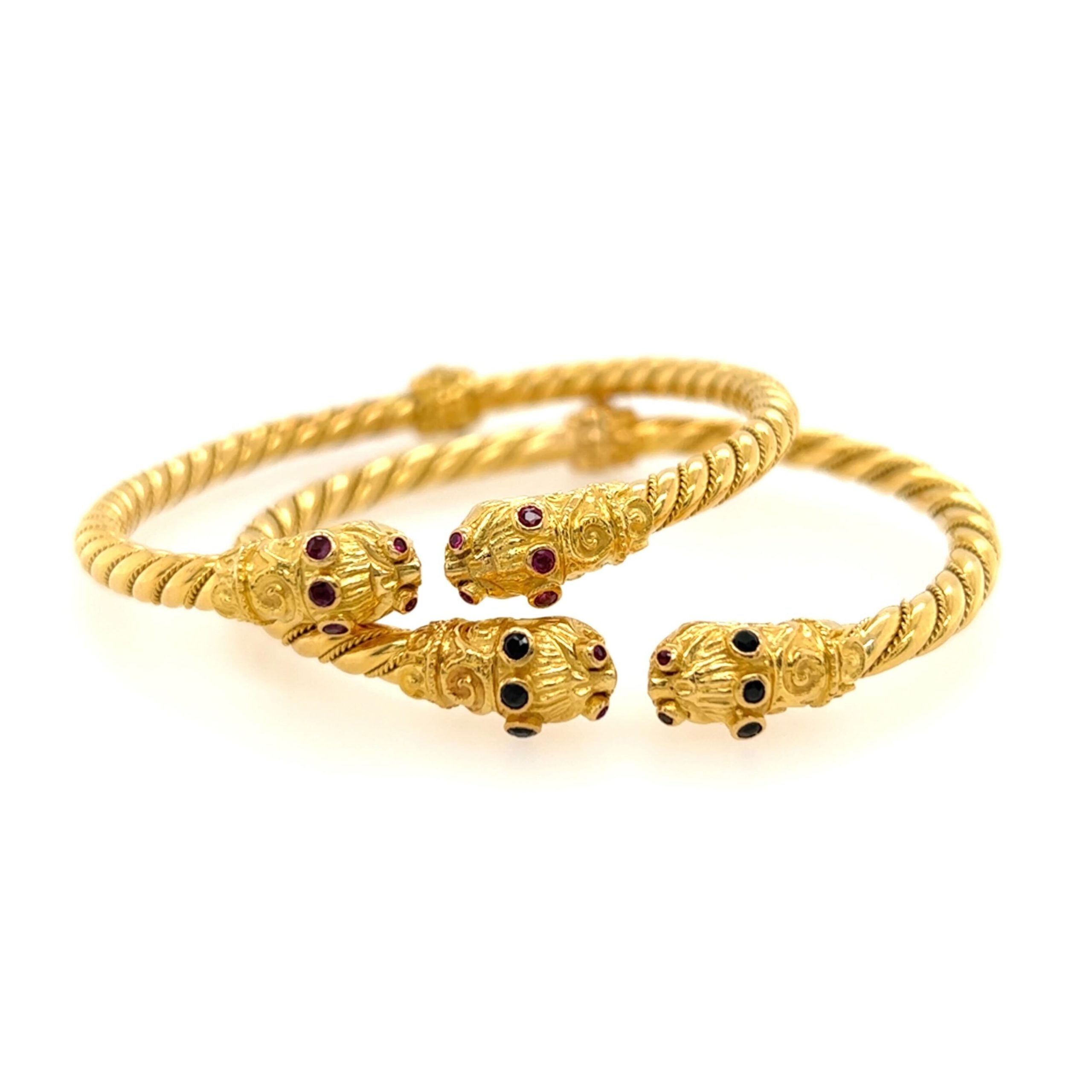 Gold Lion Genuine Leather Bracelet - ASTREZO-vachngandaiphat.com.vn
