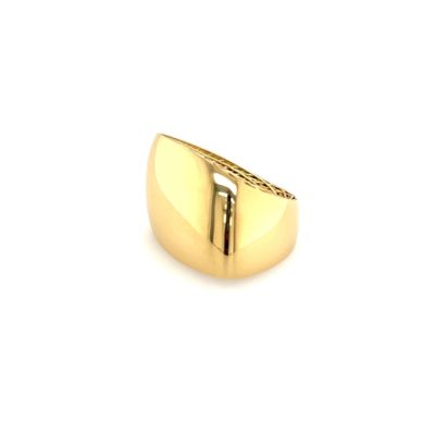 Roberto Coin Lozenge Shaped Gold Ring