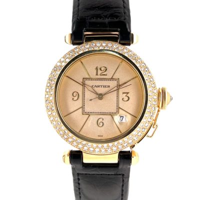 Cartier Pasha Gold Diamond Watch