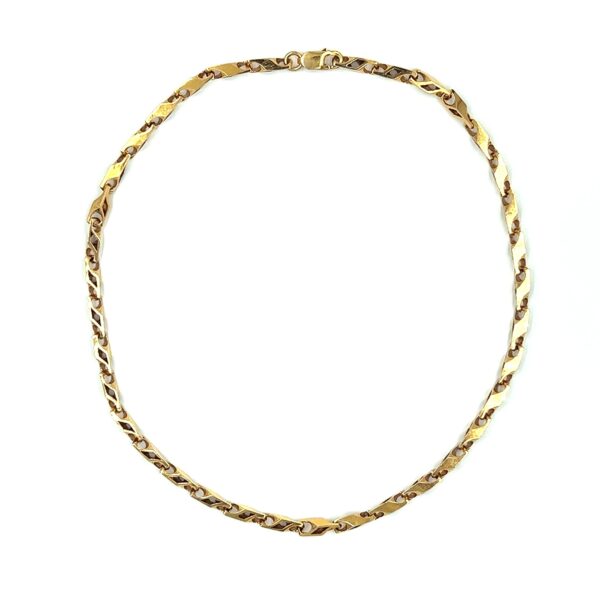 Fancy Link Gold Necklace
