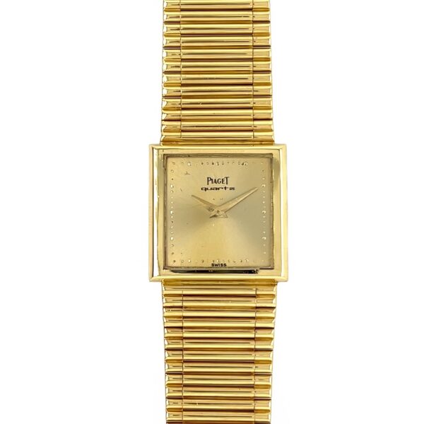 1970s Piaget Gold Square Dial Watch