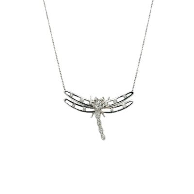 Tiffany Diamond Dragonfly Necklace