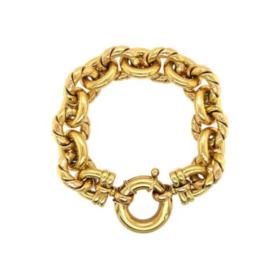 Gold Fancy Link Bracelet