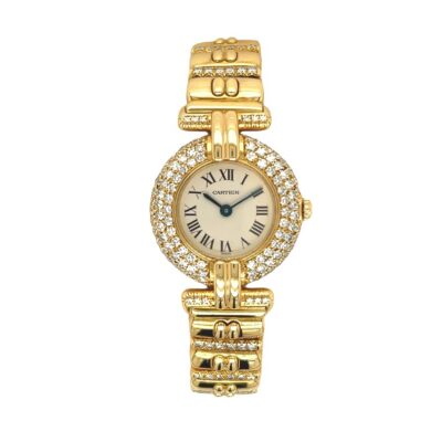 Cartier Colisee Gold Diamond Watch