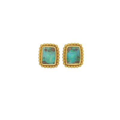 Reinstein Ross Rectangular Opal Earrings