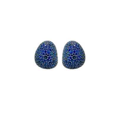 David Yurman Sapphire Bombe Earrings