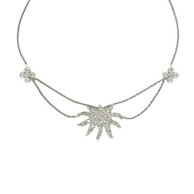 Tiffany "Lace Sunburst" Diamond Necklace