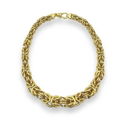 Bulgari Gold Byzantine Chain Necklace