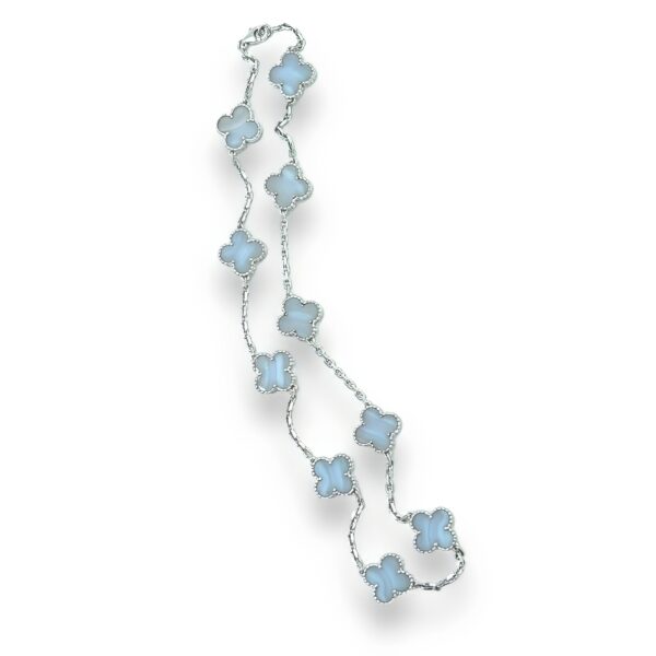 Van Cleef Vintage Blue Chalcedony Necklace