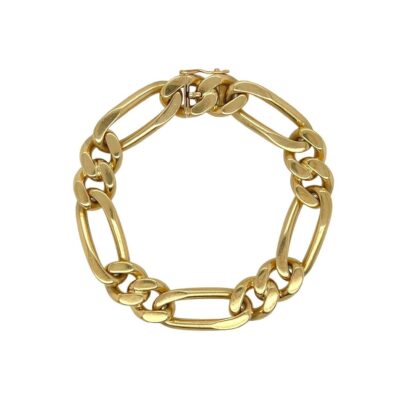 Van Cleef Gold Figaro Link Bracelet