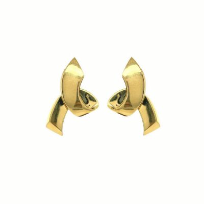 Tiffany Picasso "Ribbon" Gold Earrings