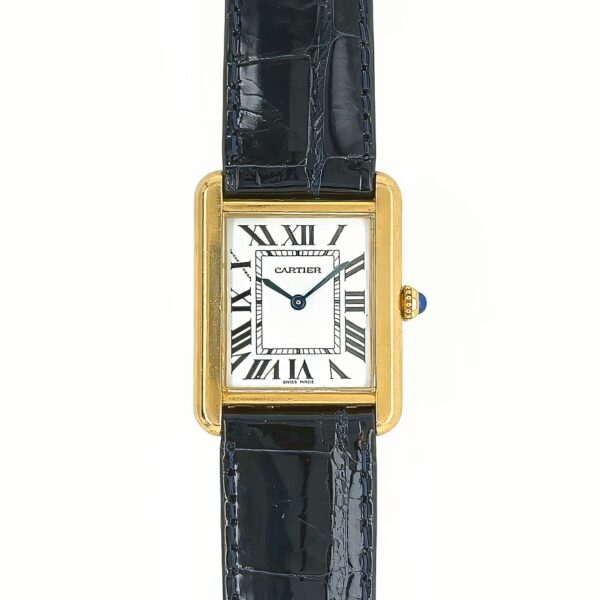 Cartier "Tank Solo" Gold Stainless Steel Watch