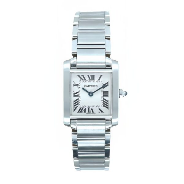 Cartier "Tank Francaise" Small Stainless Steel Watch