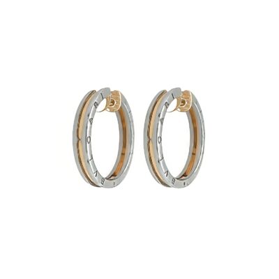 Bulgari B Zero1 Gold Stainless Steel Earrings
