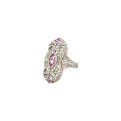 Loree Rodkin Antique Style Pink Sapphire Ring