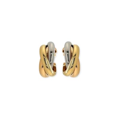 Cartier "Trinity" Tricolor Gold Earrings
