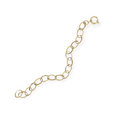 Milor Gold Oval Link Bracelet