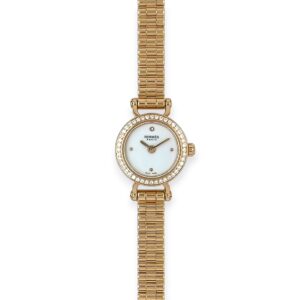 Hermes Faubourg Gold Diamond Watch
