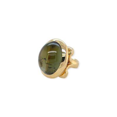 Tamara Comolli Green Tourmaline Gold Ring