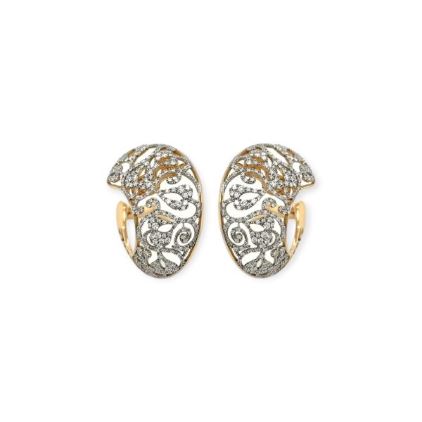 Pomellato "Arabesque" Gold Diamond Earrings