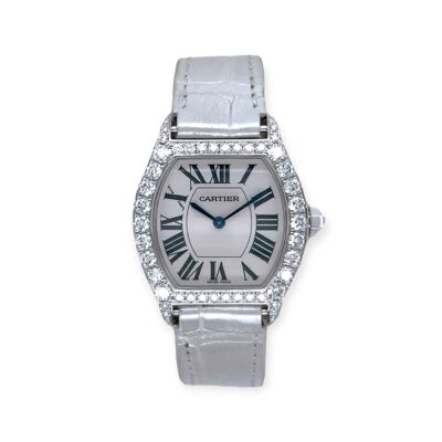 Cartier Tortue White Gold Diamond Watch