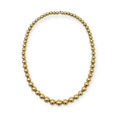 Tiffany Gold Bead Necklace