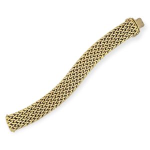 Neiman Marcus Woven Gold Mesh Bracelet