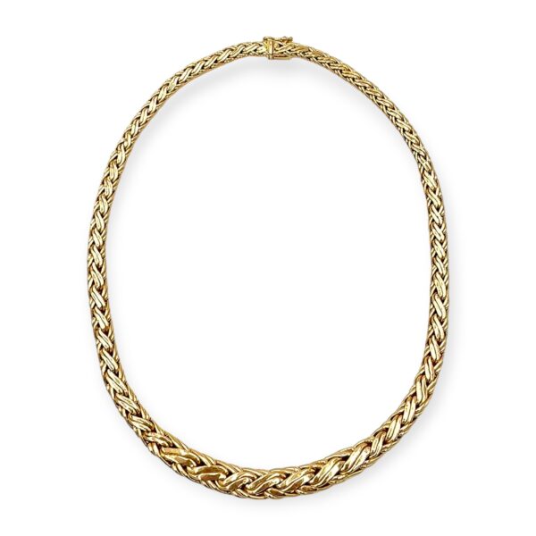 Tiffany Woven Gold Chain Necklace