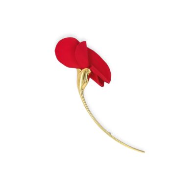 Tiffany Peretti "Amapola" Silk Flower Brooch